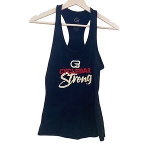 Cycle Bar Small Tank top red white razor back tank